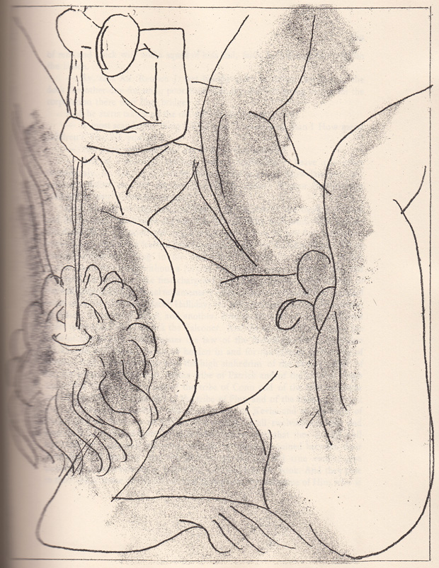 One of Henri Matisse's 1935 etchings illustrating Ulysses 