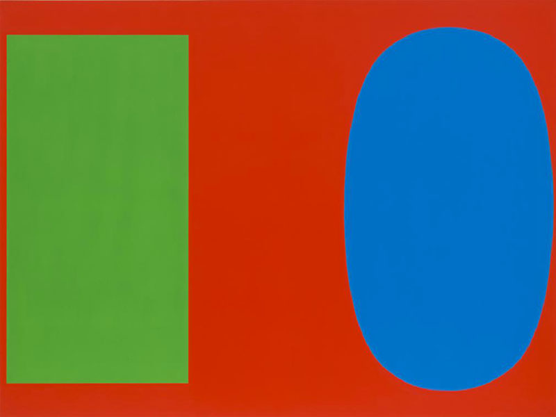Ellsworth Kelly, "Red Blue Green," 1963