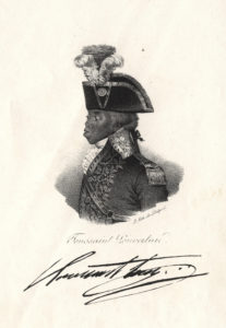 A contemporary portrait of Toussaint Louverture.