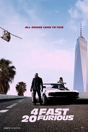 4 Fast 20 Furious poster