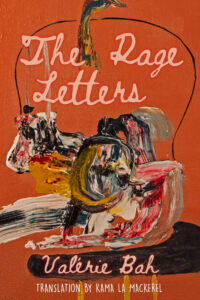 Book cover of The Rage Letters by Valérie Bah